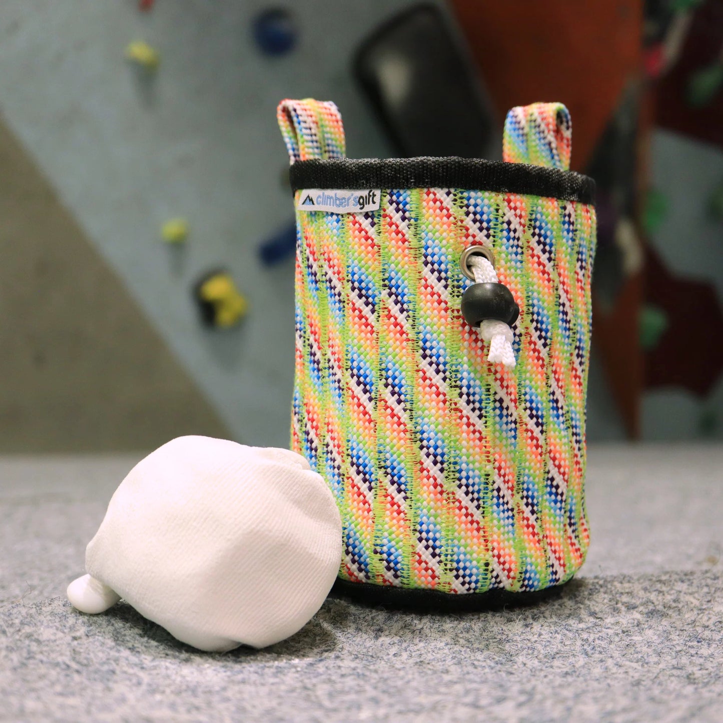 Rainbow Climbing Rope Chalk Bag