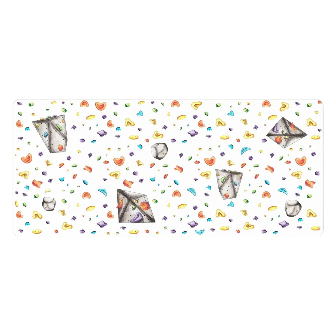 bouldering wall mousepad watercolour design shop now