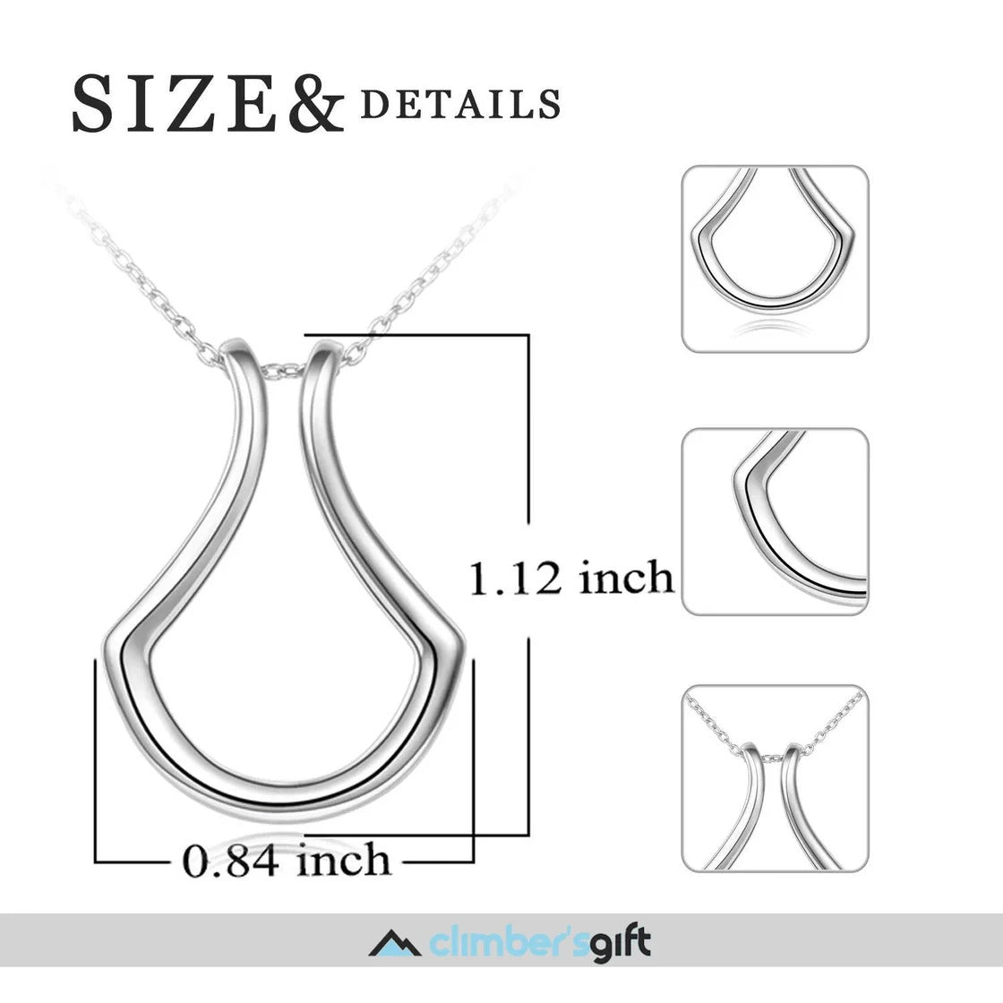 durable necklace for rock climbers by lauren