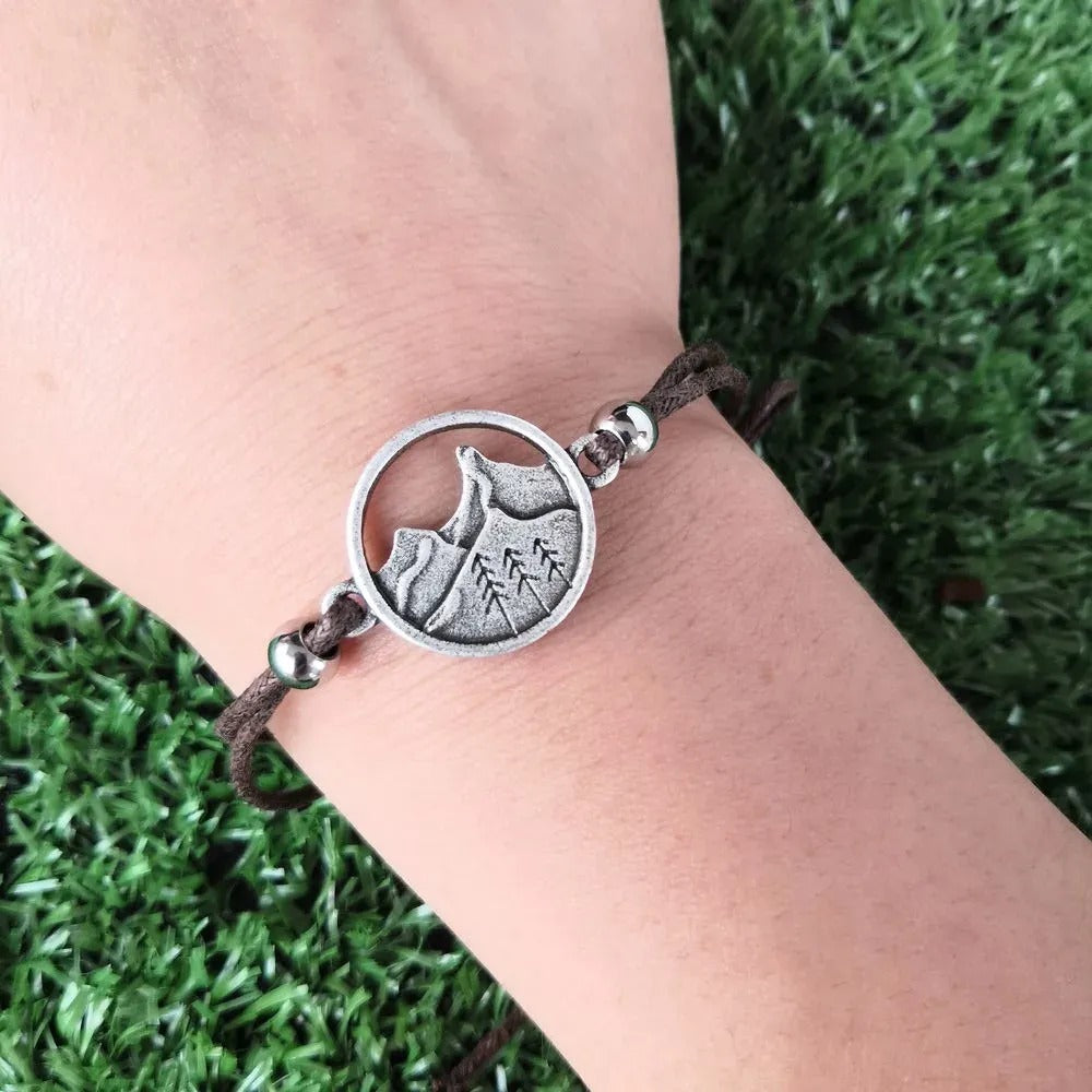 lauren spencer mountain bracelet next to climbing gear