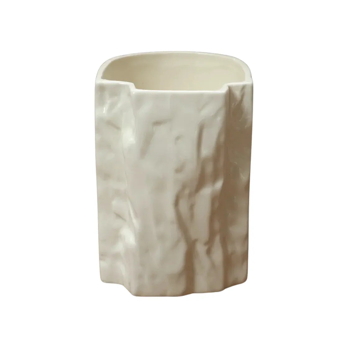 minimalist crux mug on white background