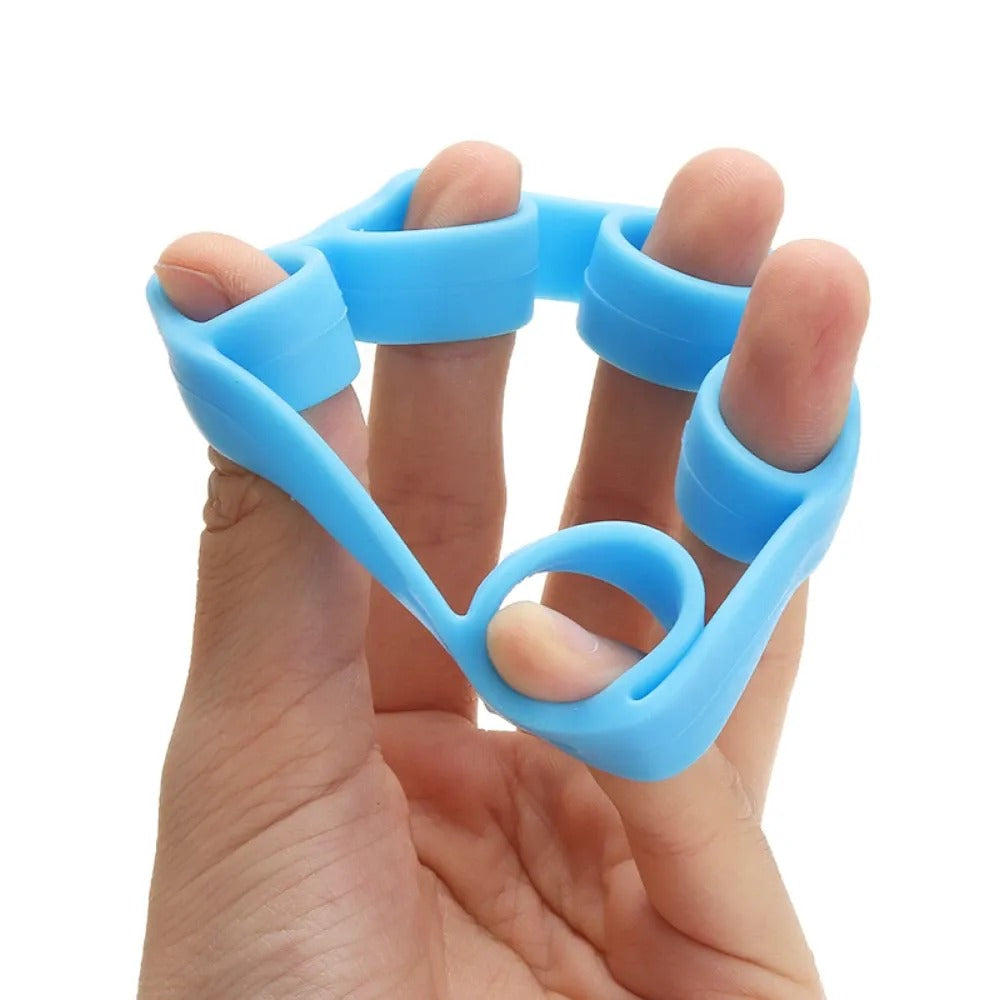 silicone finger gripper strength trainer on table silcon