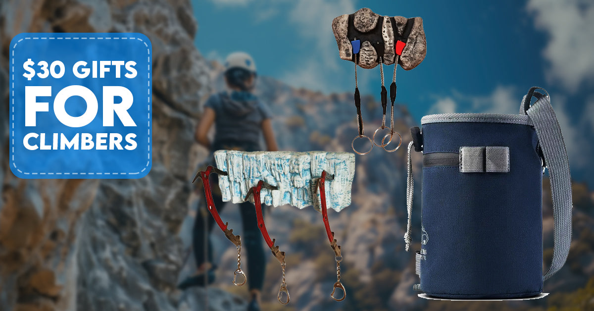 Gifts Under $30 for Climbers Chalk Bags, Key Holders, and More!