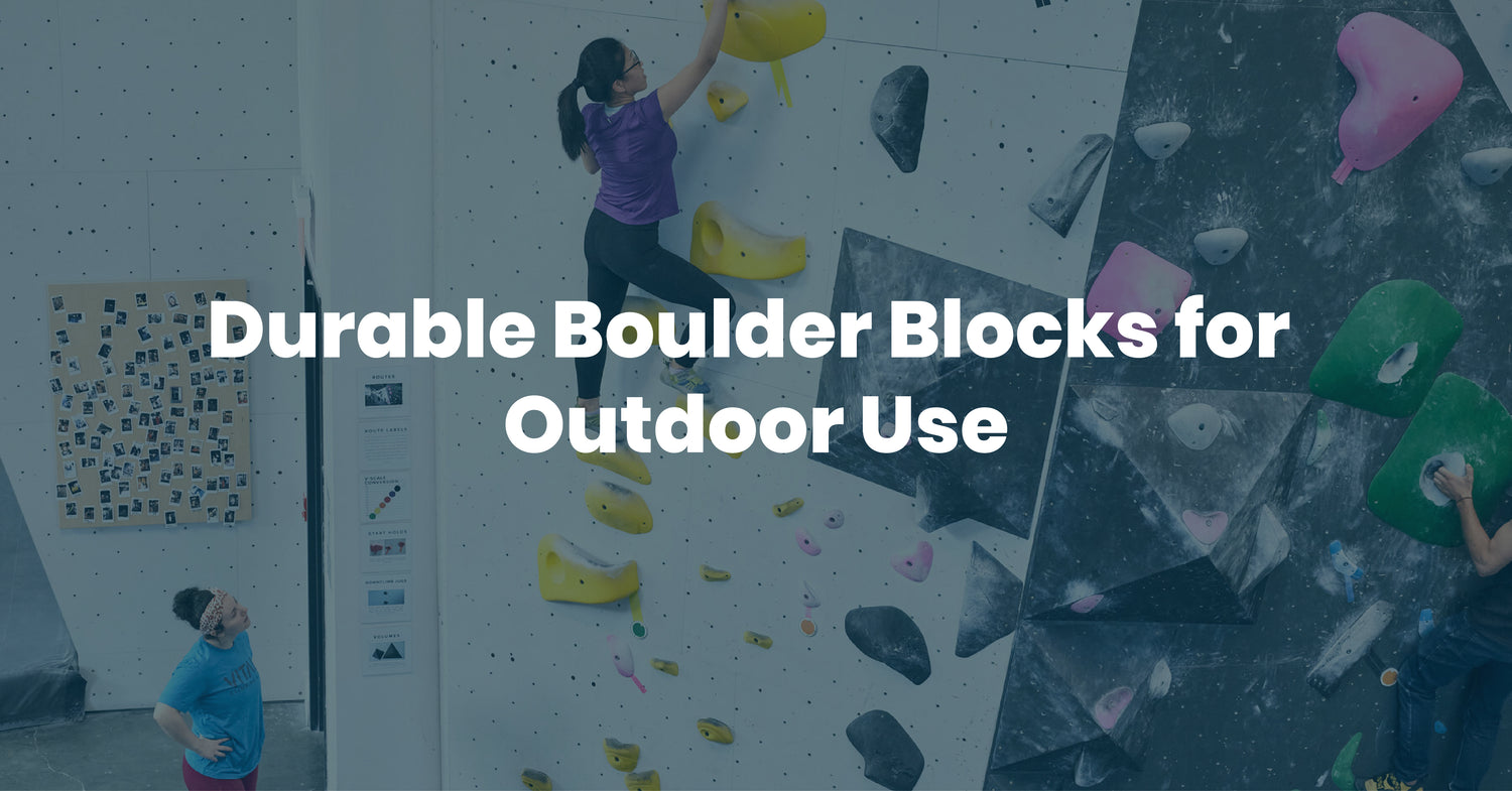 Durable Boulder Blocks for Outdoor Use