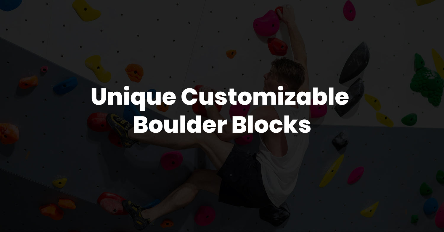 Unique Customizable Boulder Blocks