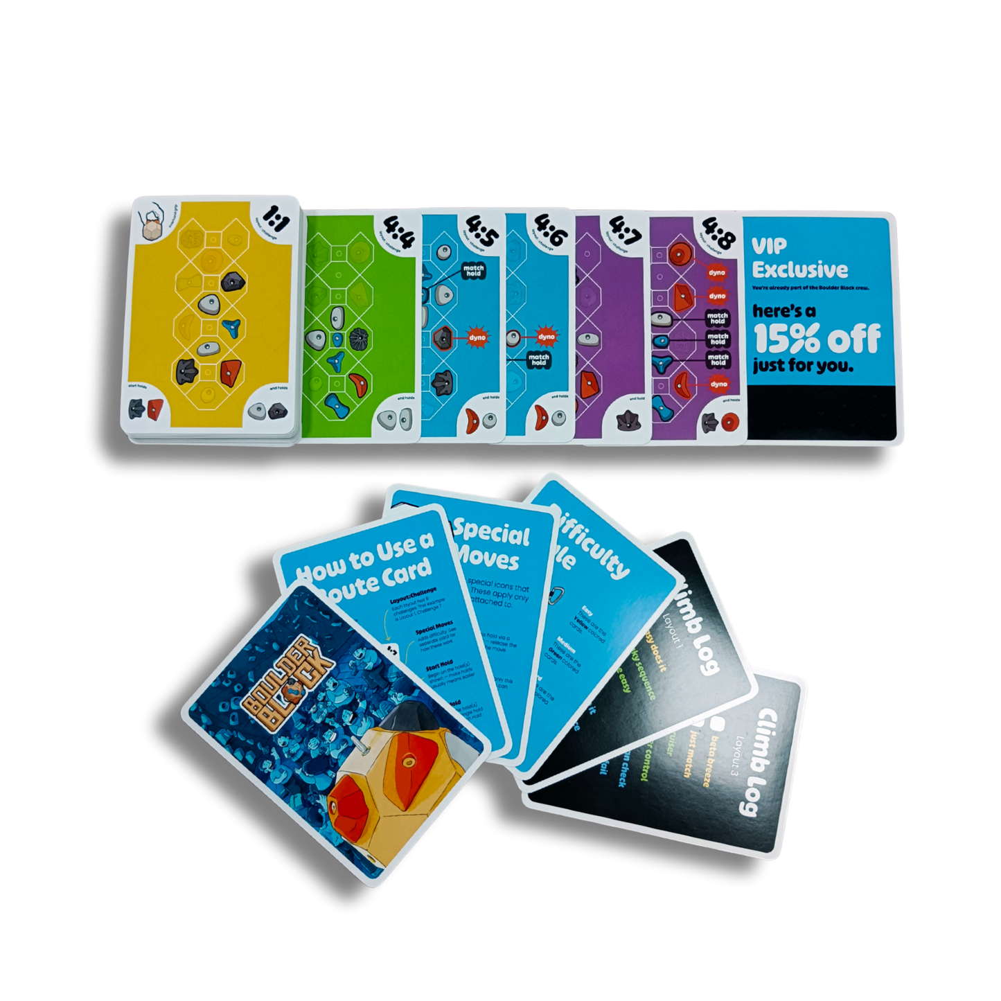 Boulder Block Challenge Deck