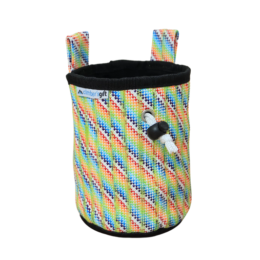 Rainbow Climbing Rope Chalk Bag