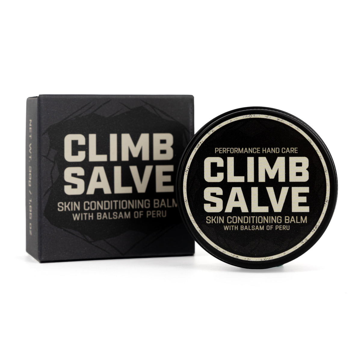 Climb Salve 25g black tin with dark retail box