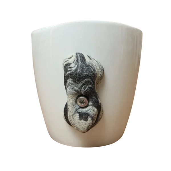 Rock Climbing Mug – Black/White Handle - Image 2