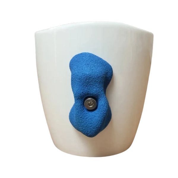 Rock Climbing Mug – Blue Handle - Image 2