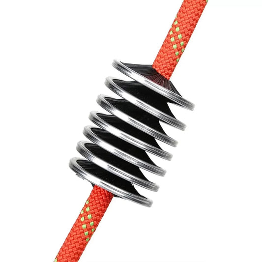 close up of rope cleaner brush for climbers