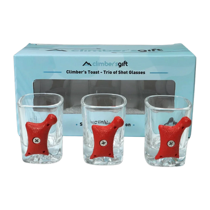 colorful speed climbing shot glasses