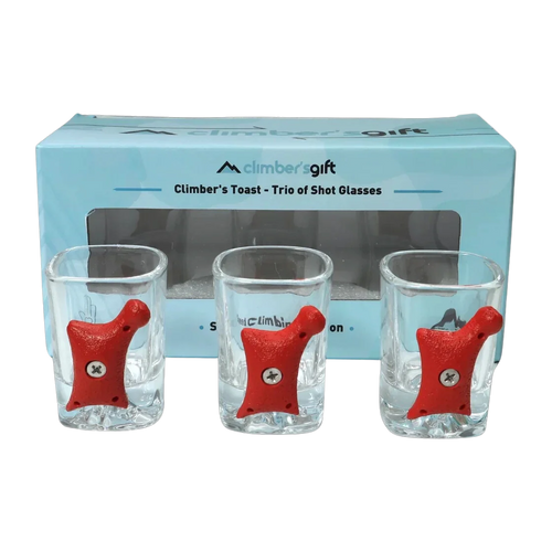 colorful speed climbing shot glasses