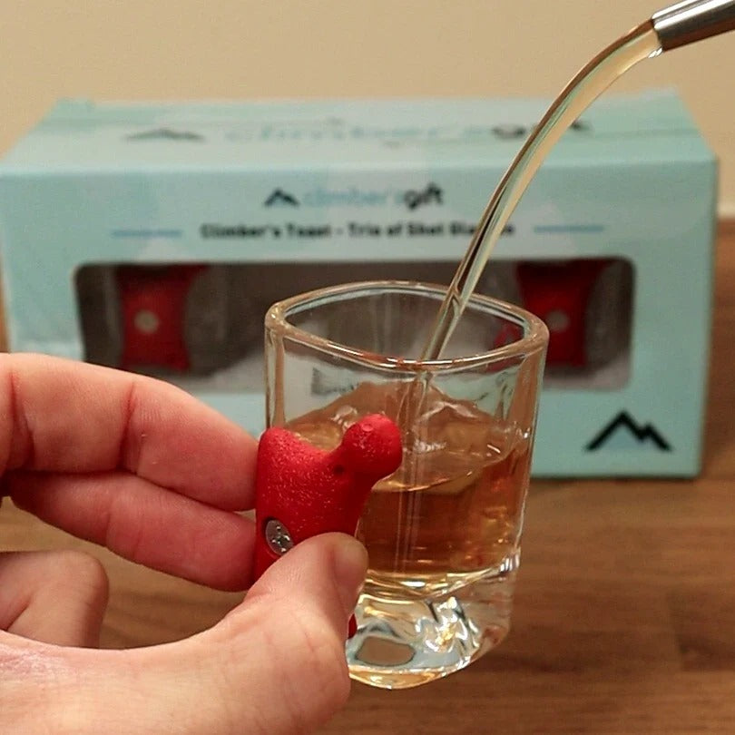 decorative speed climbing shot glasses