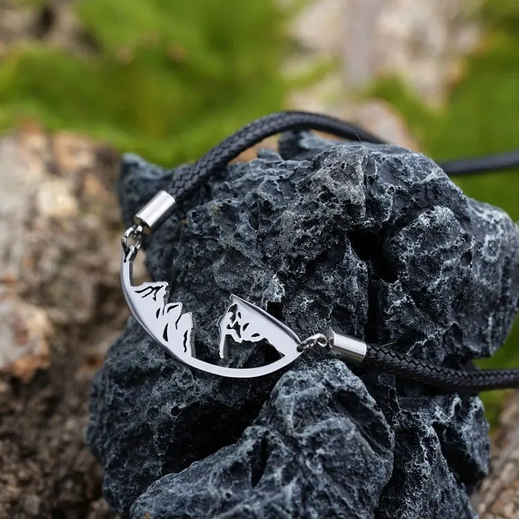 durable long mountain climber necklace by lauren spencer