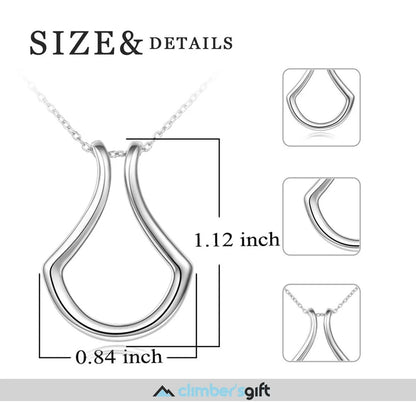 durable necklace for rock climbers by lauren