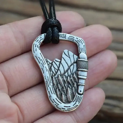 lauren spencer carabiner necklace