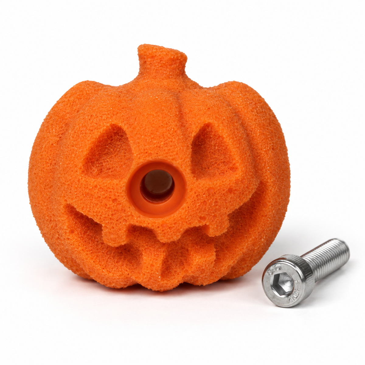 Halloween pumpkin climbing hold