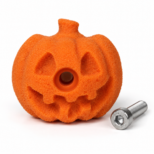 Halloween pumpkin climbing hold