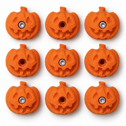 Halloween pumpkin climbing hold