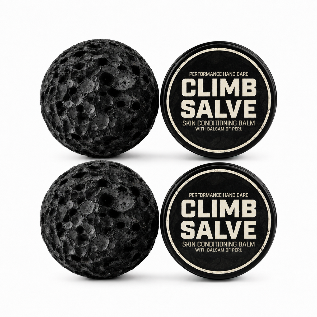2 Rhino Balls and 2 Climb Salves