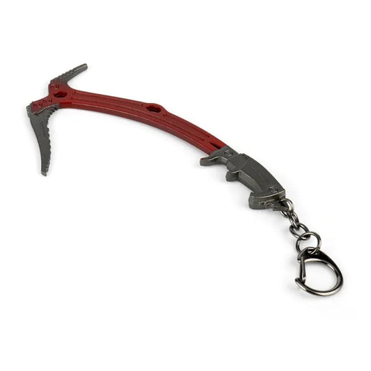 side view of ice pick keychain