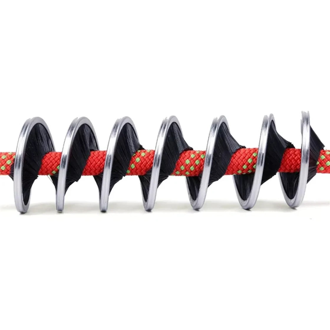 side view of rope cleaner brush for climbers