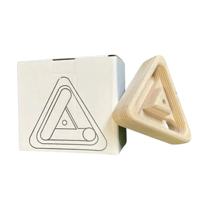 ultra light portable triangle hangboard on wall
