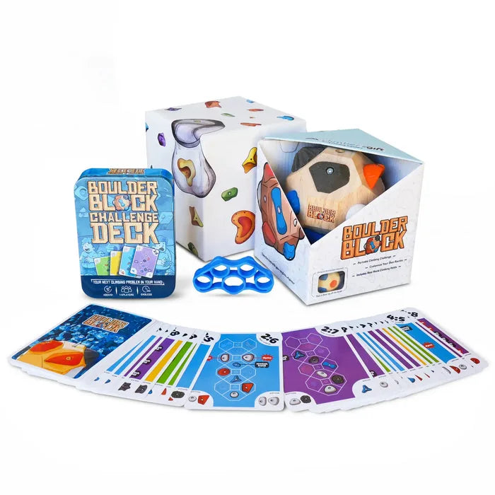The Boulder Block gift set with the Challenge Deck